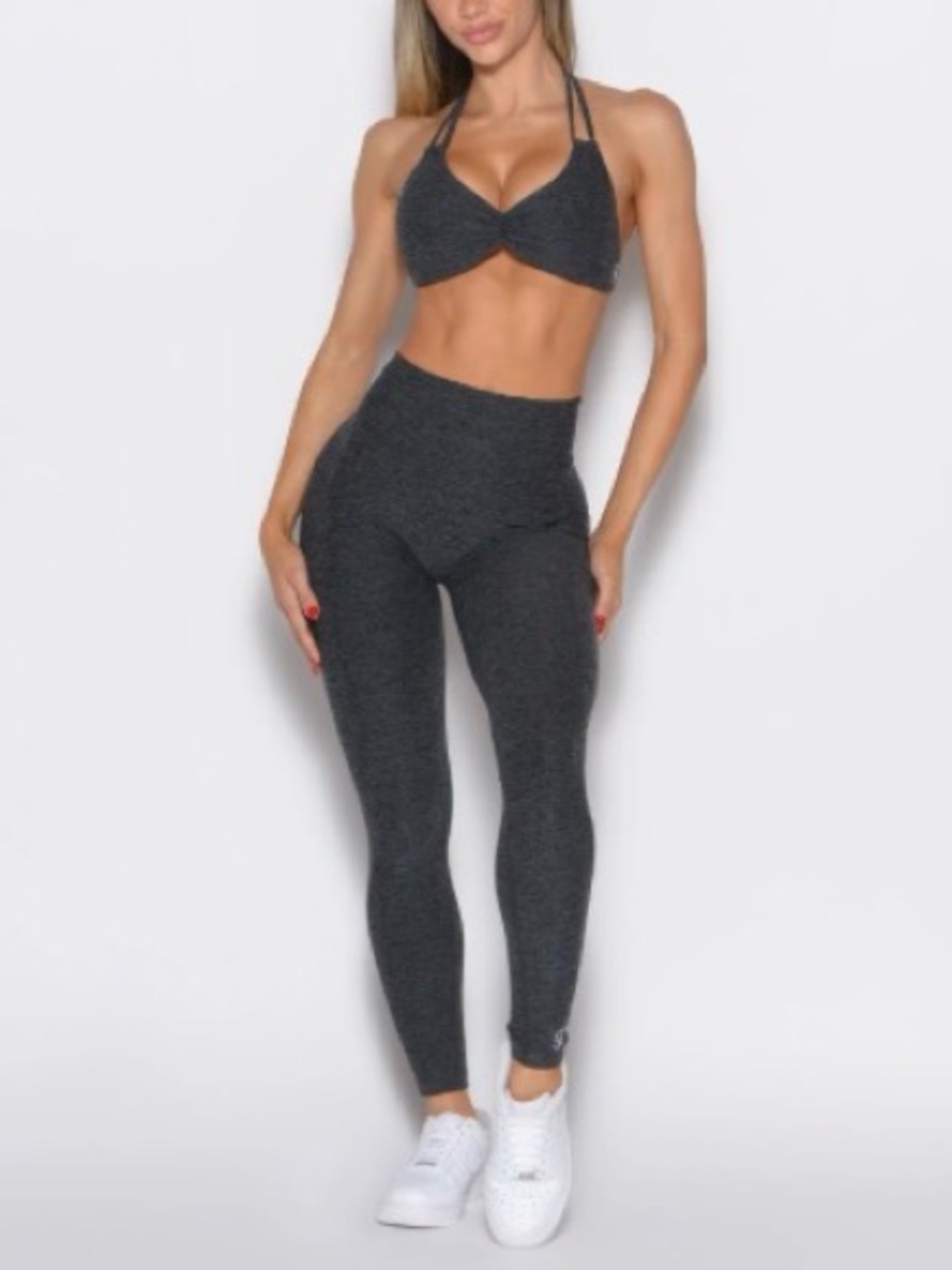 Bombshell Sportswear Curve 2.0 Leggings – Charcoal – Size Small – Pockets!!